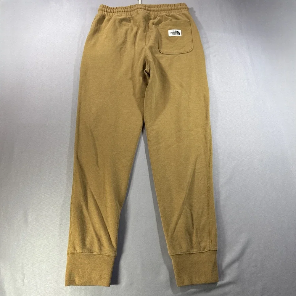 The North Face Heritage Patch Joggers Mens Small Brown Tan Fleece Sweatpants